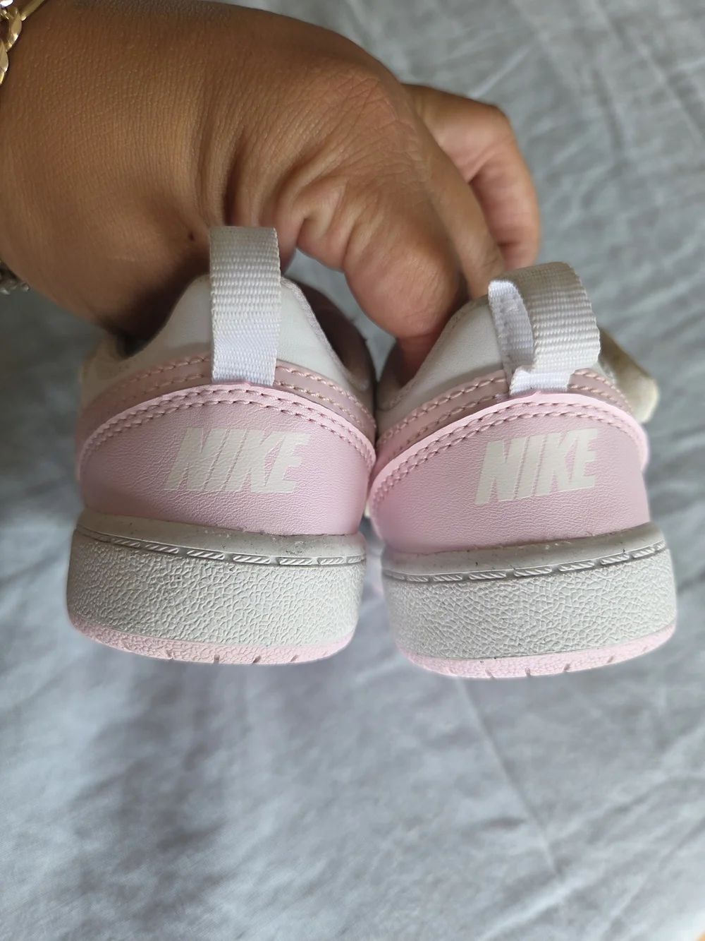 Nike | Kids Pink Court Borough Sneakers